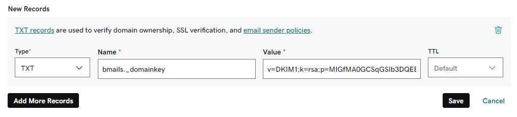 Godaddy DNS settings 3
