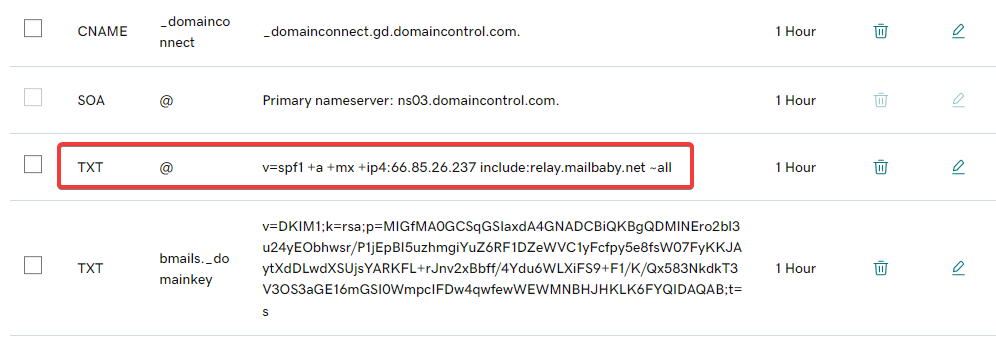 Godaddy DNS settings 5