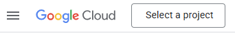 Google Cloud, Select a project